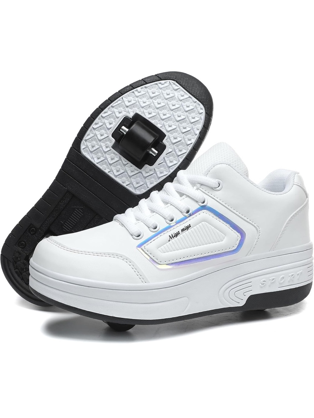 Roller Skate Shoes for Kids Rechargealbe Wheels Sneakers Fashion  Roller Wheeled